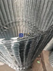 Hot Dipped Galvanized Steel Razor Blade Wire Diameter 450mm Bto-22 Razor Blade Barbed Wire - Image 2