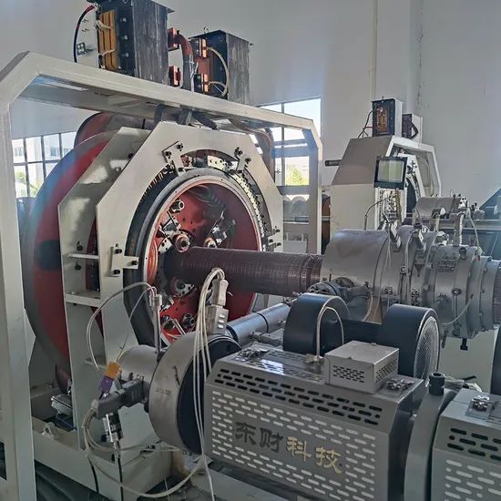 Automated Single-Screw Plastic Extruder for Large-Diameter Steel-Reinforced PE Composite Pipes - Image 4