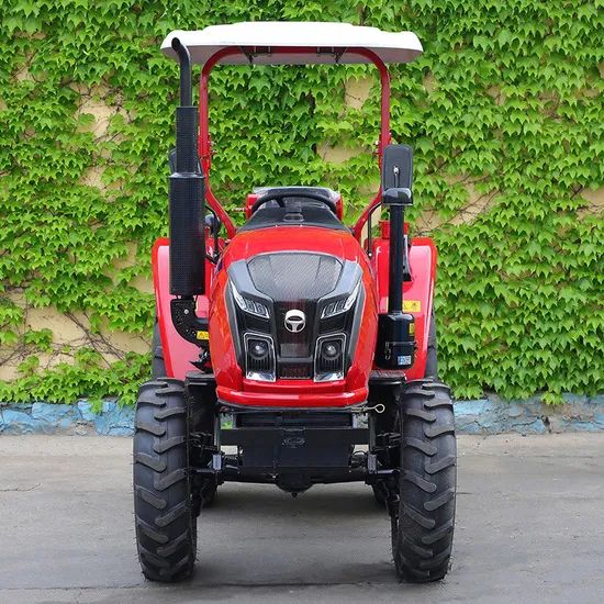 Mini 50HP 60HP 4WD Agricultural Tractor with Frame Color Red Size Small Condition New Drive Wheel 4WD Trademark Tohone Fuel Gas / - Image 5