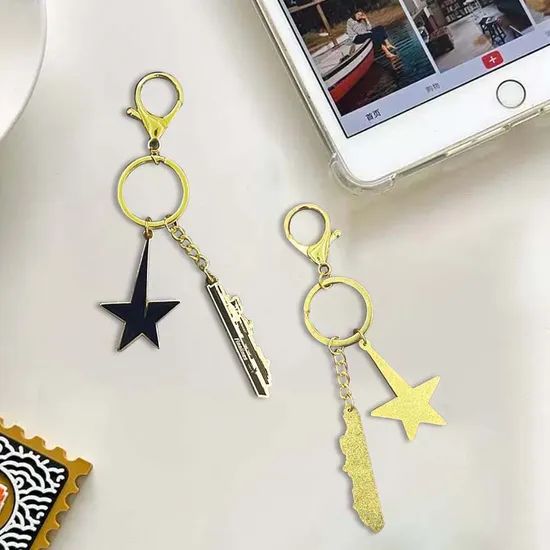 Metal Keychain Customization, Keychain Customization, Pendant Customization, Lettering Customization, Promotional Gift Customization, School Enterprise PVC Key - Image 5