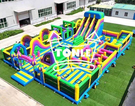 Custom Commercial Outdoor Games Inflatable Obstacle Course Inflatable Amusement Park for Sale - Image 2