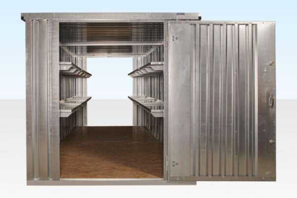 Flat Pack Containers / 6M X 2.1M End Linked Flat Packed Container Bundle (Galvanised) - Image 4