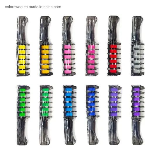 Hair Coloring Chalk Comb Salon for Kids Temporary Hair Color Origin China Type Hair Chalk Material Plastic Model NO. - Image 5
