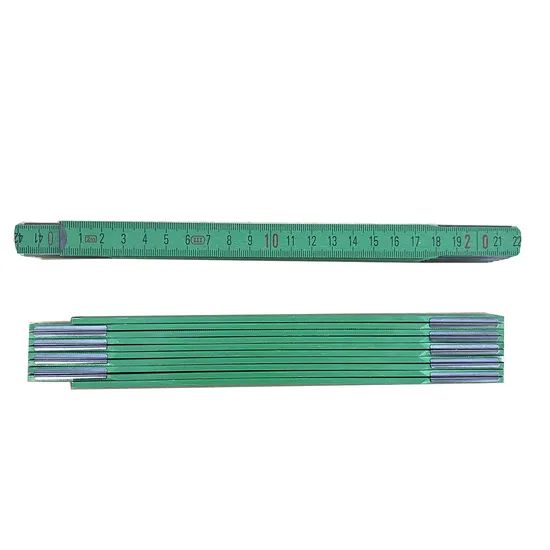 Customized Colorful Wood Folding Ruler with mm Scale Brand Yes Folded Yes Length 200cm Resolution 1mm Model NO. WF03 Range - Image 3