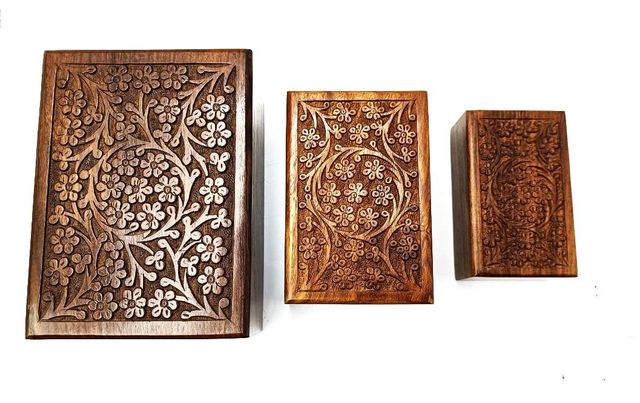 Wooden Urn Box for Human Ashes|Cremation Funeral Urns Box, Pet Memorial Urns, Decorative Urn, Cat Infant Adult Urn, Keepsake Burial Ash Box - Image 3