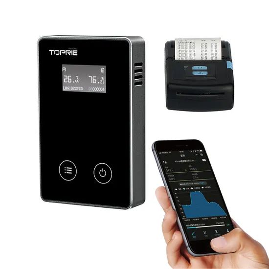 Smart IoT Temperature Data Logger for Food Cooking IP Rating IP54 Origin Shenzhen Model NO. TP500 Trademark Toprie Screen Size 2.0" - Image 2