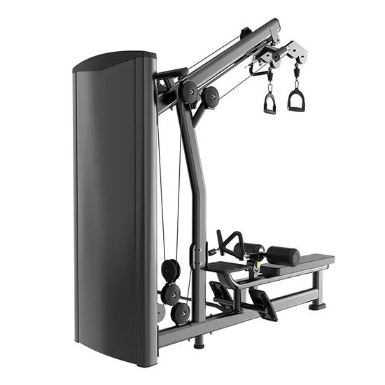 Steel Gym Strength Equipment Pin Load Selection Low Row Exercise Seated Pulldown Machine for Sale - Image 2