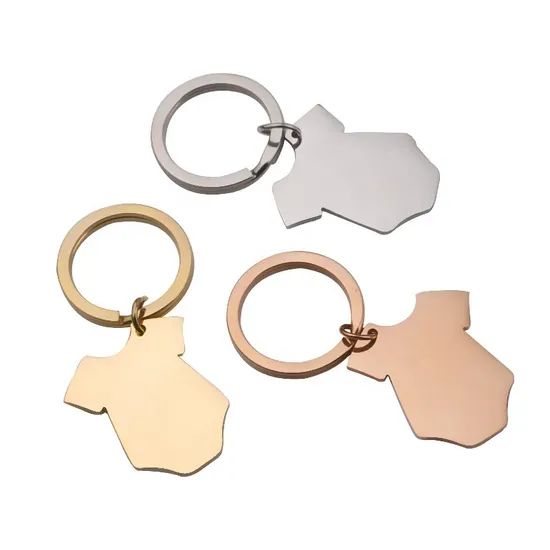 Custom Logo Metal Keychains Promotional Gift Bulk Wholesale Company Design - Image 2