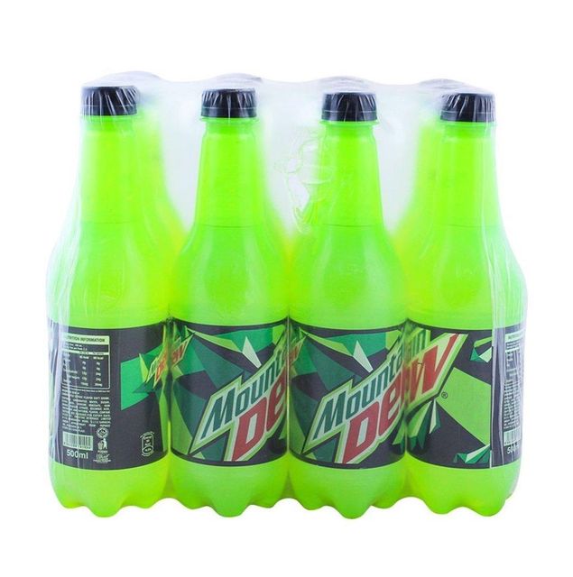 Mountain Dew Carbonated Soft Drink, Plastic Bottle, 500 Ml X 12 Buy Online at Best Price - Image 2