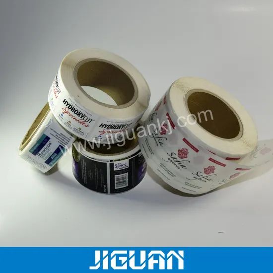Packaging Adhesive Label Sticker Printing Model NO. Z0401060 Feature Waterproof HS Code 4821100000 Artwork Customized Trademark - Image 1