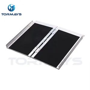 Multifunction Aluminum Folding Ramp Assembly Wheelchair Ramp Height 5cm Width 73cm Length 61cm Origin China Model NO. TSAR06 - Image 4
