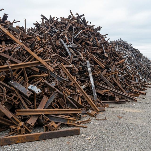 Used Rail Scraps With Bright Surface And Clean Finish Used Rail Scraps Packed For Industrial Fabrication Buyers - Image 2