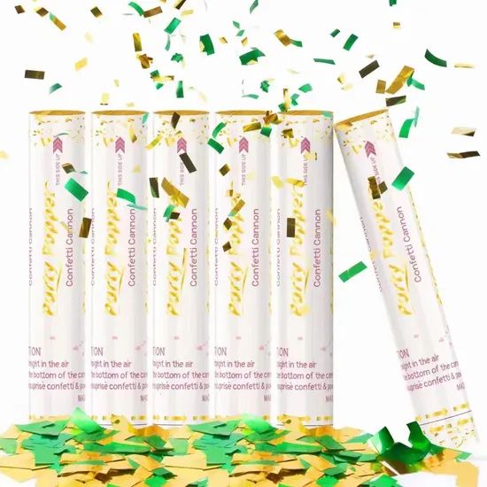 Environmental Confetti Cannon Party Poppers - Image 4