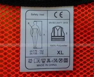 75g Mesh Fabric Safety Reflective Vest Origin China Gender Unisex Weight 75grams Thickness Normal Type Safety Vest Trademark Welfare - Image 6