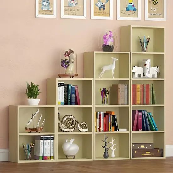 Modern Adjustable Bookcase Shelves for Stylish Home Office Storage - Image 4