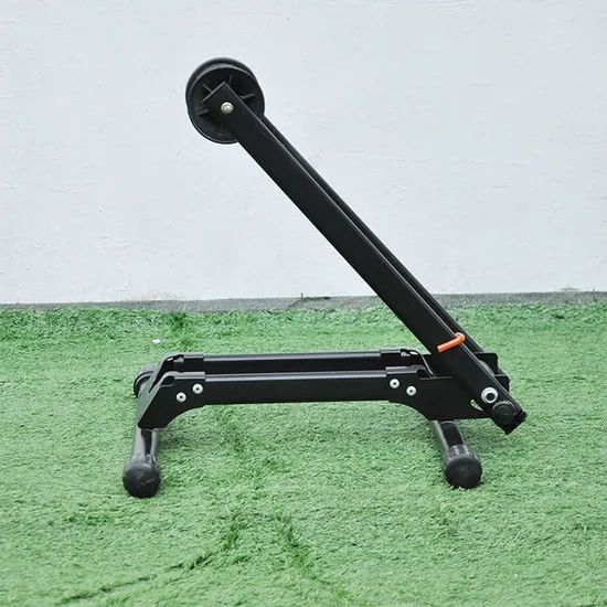 Black Powder Coating Safety Foldable Retail Bicycle Display Rack - Image 3
