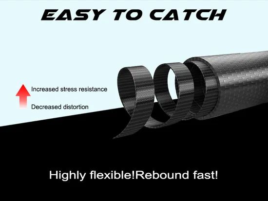 Customized Carbon Fiber 3 Section Carp Fishing Rod MOQ 200 OEM Yes Action F Section 3 Size 3.9m Power Fast Origin China Model NO. - Image 3