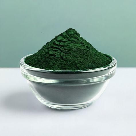 SPIRULINA POWDER Grade FOOD GRADE Product Form Powder Max. Moisture (%) 3% Shelf Life 24 MONTHS Color Deep Green, geen Protein Content 60–70% - Image 1