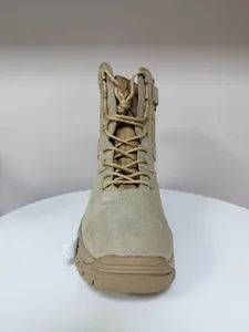 Two-tone Khaki Combat Tactical Boots Color Khaki Origin Hebei Gender Unisex Element combat Toe Style Round Season - Image 6