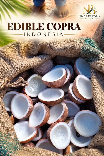 Premium Edible Copra - Dried Coconut Kernel, Moisture 3.6% from Indonesia - Export Quality - Image 1
