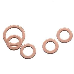 Good Quality Copper Flat Gasket Sealing Flat Washers Car Copper Washer Copper Gasket - Image 2