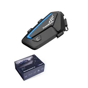 Waterproof Motorcycle Helmet Bluetooth Headset Intercom Moto Full Duplex Interphone - Image 1