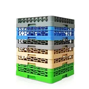 Commercial Kitchen Cup Rack Glass Drying Storage Racks Restaurant Plastic Glass Rack - Image 5
