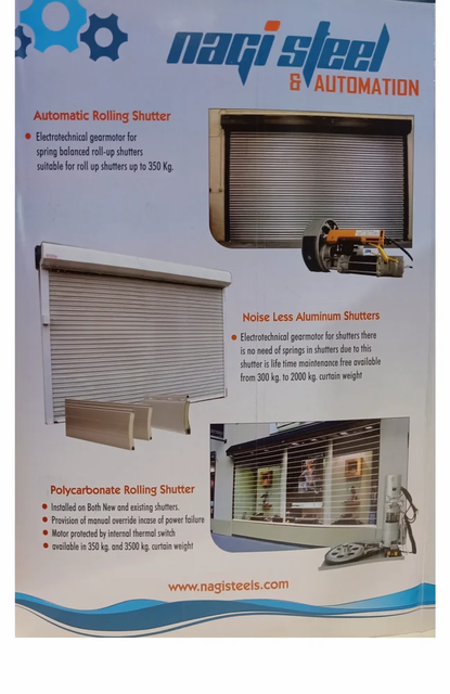 Automatic Garage Shutter Material Mild Steel Country of Origin Made in - Image 3