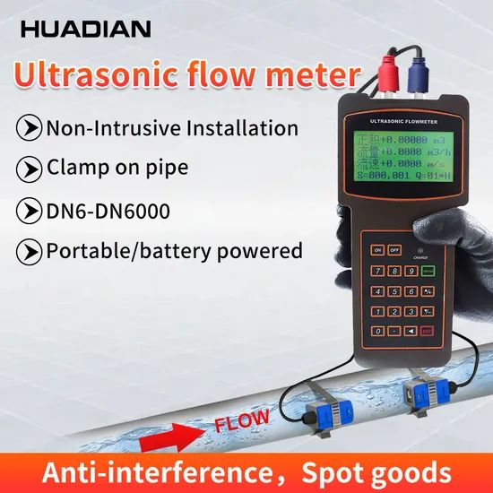 Remote Reading Digital Ultrasonic Clamp-on Water Flow Meter - Image 3