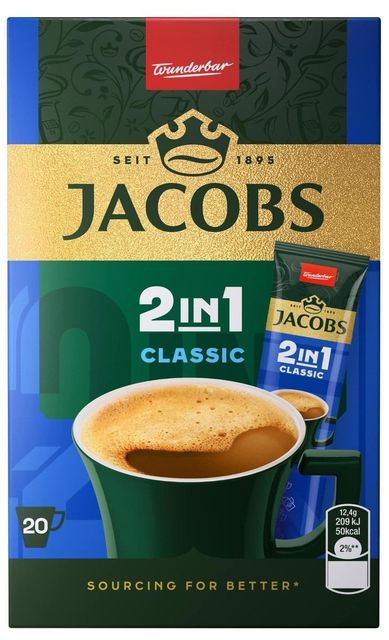 Jacobs 2 In 1 Instant Coffee Convenient Sachets Aromatic Taste Quick Preparation Wholesale Factory Direct - Image 4