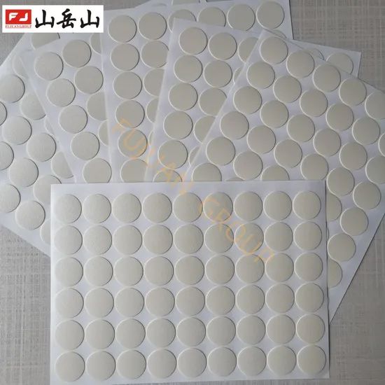 High Quality Adhesive PVC Screw Cover Caps Color White Material PVC Origin China Condition New Model NO. FUJUAN Trademark - Image 1
