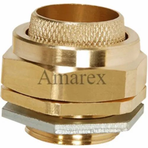 Golden Round Bw 2 Part Brass Cable Glands Brand Amarex Color golden Head Shape Round Armour Locking Positive Armour - Image 1