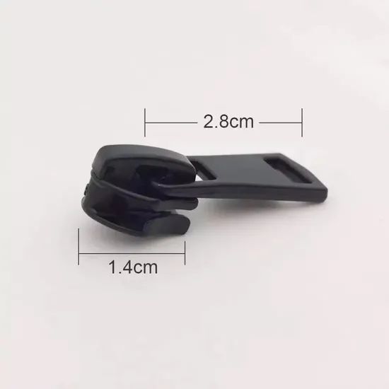 5# Anti-Loading Waterproof Zipper Sliders Reverse Installation for Invisible Nylon Zip Bag Jacket Zip Head Pull DIY Sewing - Image 5