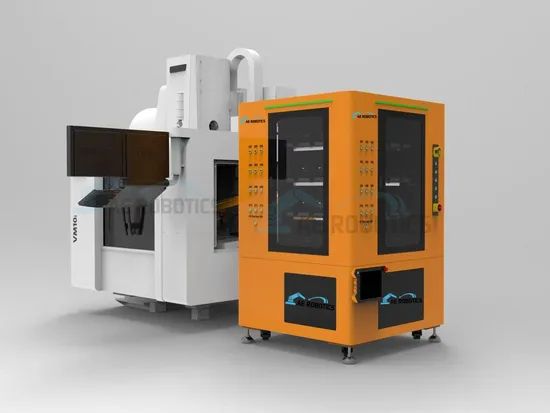 Safe & Mobile Automation: CNC Milling Machine Collaborative Robot Vise Tending Cell for Unmanned Production - Image 3