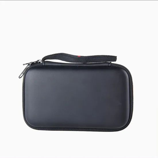 Customized Black Waterproof Portable Earphone Storage Packaging EVA Tool Carrying Case with Strap - Image 3