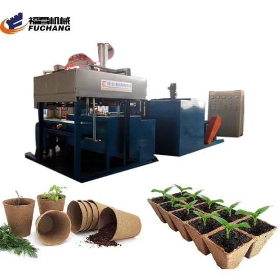 Biodegradable Plant Pots Making Machine Size Small Origin China Trademark FC Condition New Application Food Certification CE - Image 1
