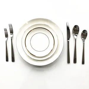 Silverware Wedding Cutlery Set with FDA Durable Yes MOQ 200sets Origin China Dishwasher Safe Feature Stocked Trademark Deacory - Image 4