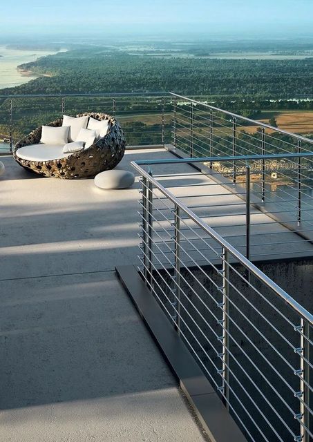 Mild Steel Toughened Glass Balcony Railing, For Home Position Balcony Rail Length 6inch Rail Thickness 8mm Usage/Application - Image 5