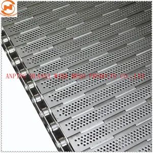 Metal Conveyor Chain Plate Slat Steel Hinged Belt - Image 5