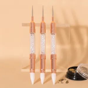 Guyo Custom Double-Side Dotting Tools Logo Custom Handle Metal Hair Kolinsky HS Code 9603290090 Specification #2-#18 Origin Jiangxi. - Image 5