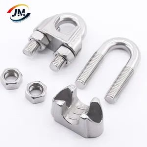 China Factory Electro Galvanized Malleable Wire Rope Clips En13411-5 DIN1142 - Image 1