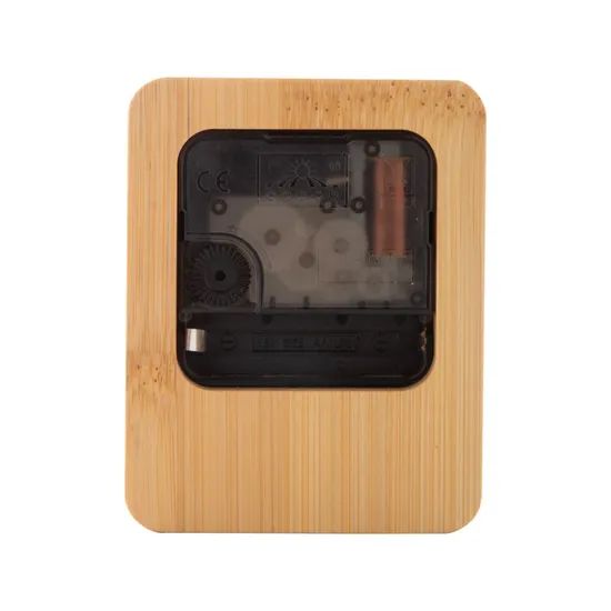 Unique Solid Wood Mini Desk Clocks Trademark Ebei HS Code 4421909090 Model NO. EB-A1205 Color Natural Color Origin Fujian China - Image 5