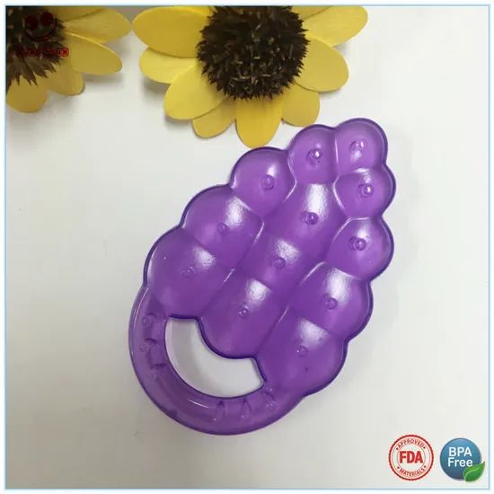 Water Filled Teether for Teething Baby Size Middle Type Teether Origin China Material EVA Model NO. YJ283 HS Code 3924100000 - Image 4