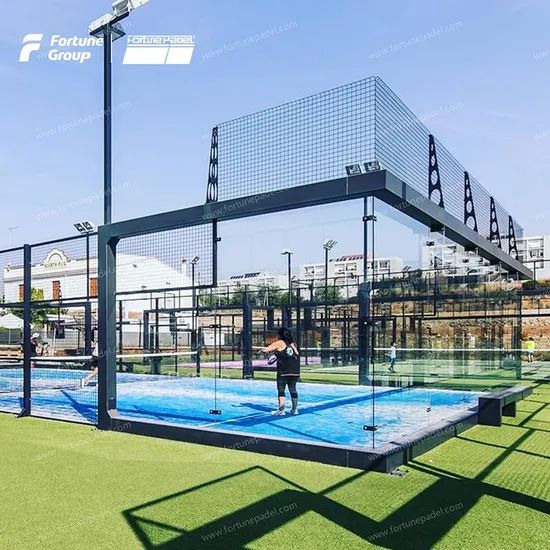 Tennis Court Equipment Wpt Competition Design Super Panoramic Padel Tennis Court - Image 5