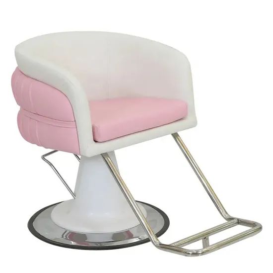 Beauty Barber Chairs Two Handles Chair Barber Shop Color White Condition New Material Metal Folded Unfolded Model NO. - Image 2