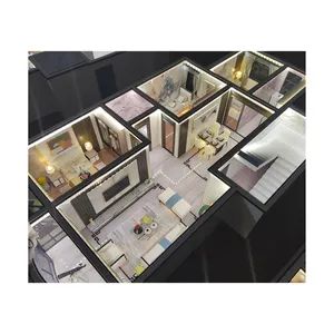 3D Customized Professional Design Apartment Interior Layout Miniature Scale Model - Image 2
