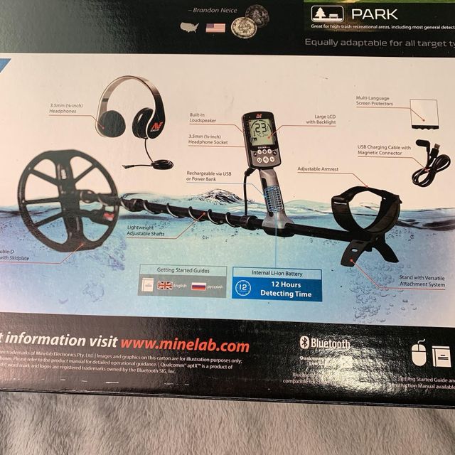 Minelab Equinox 600 Metal Detector with EQX 11” Double-D Waterproof Coil - Image 1