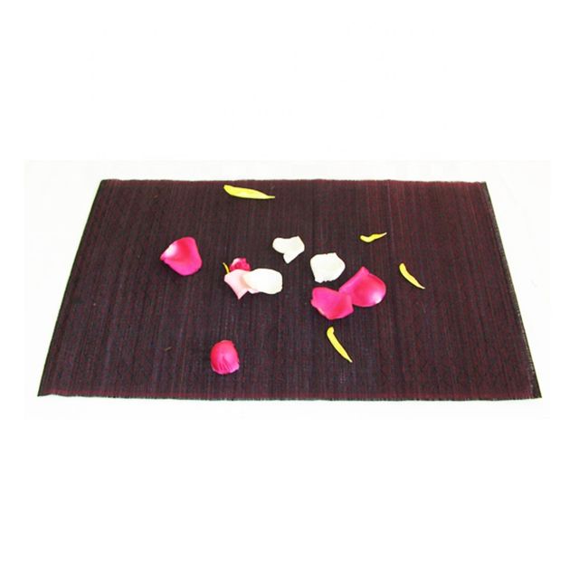 Bamboo Table Plate mat, Rhombic pattern color bamboo Place mats - Image 2