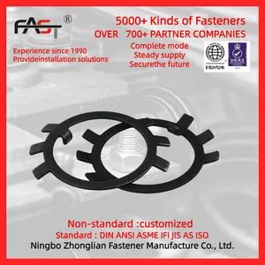 GB858 Plate Washer Spring Washers for Round Nuts Stainless Steel Stop Nuts - Image 3