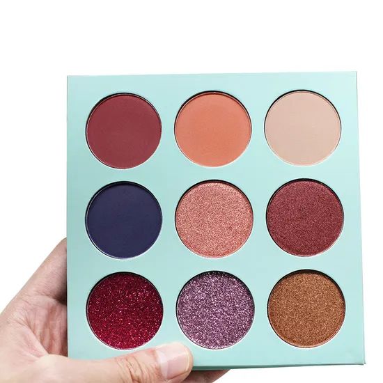 9-Color Magnetic Eyeshadow Private Label Cosmetics MOQ 300PCS Brand Qbeka Use on Beard Texture Serum Capacity 20ml Market Global - Image 5